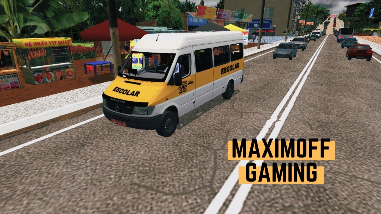 Driving Mercedes Benz Sprinter On Extreme Narrow Roads Of Vietnam | Proton Bus Simulator Urbano #1