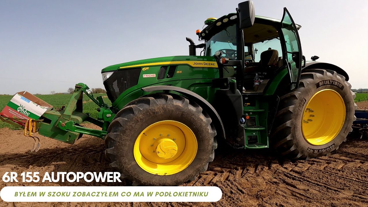 John Deere 6R 155 Autpower - oglądamy nową maszynę i siejemy buraki cukrowe odmiany Wojownik.