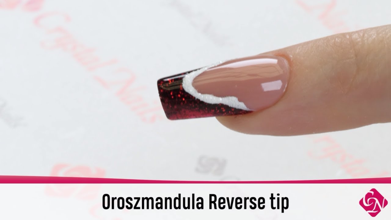 Oroszmandula építése Reverse Tip technikával 💅 | RUSSIAN ALMOND REVERSE TIP
