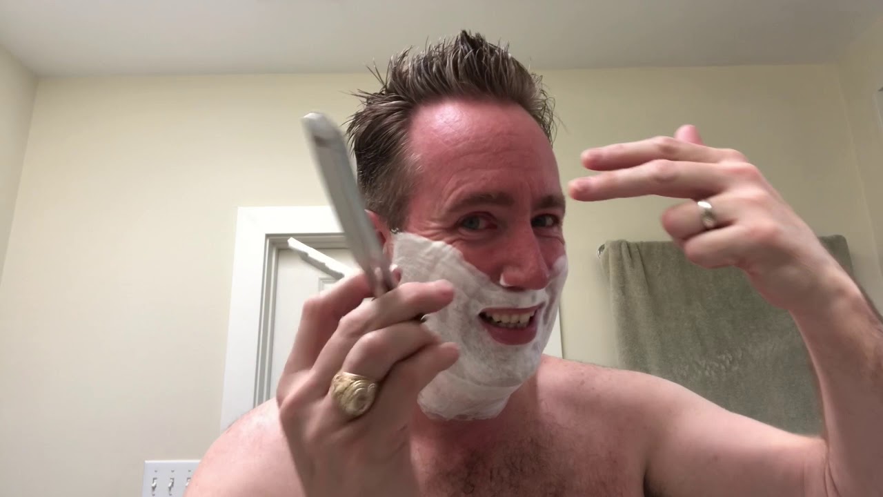 Shaving with a Straight Razor