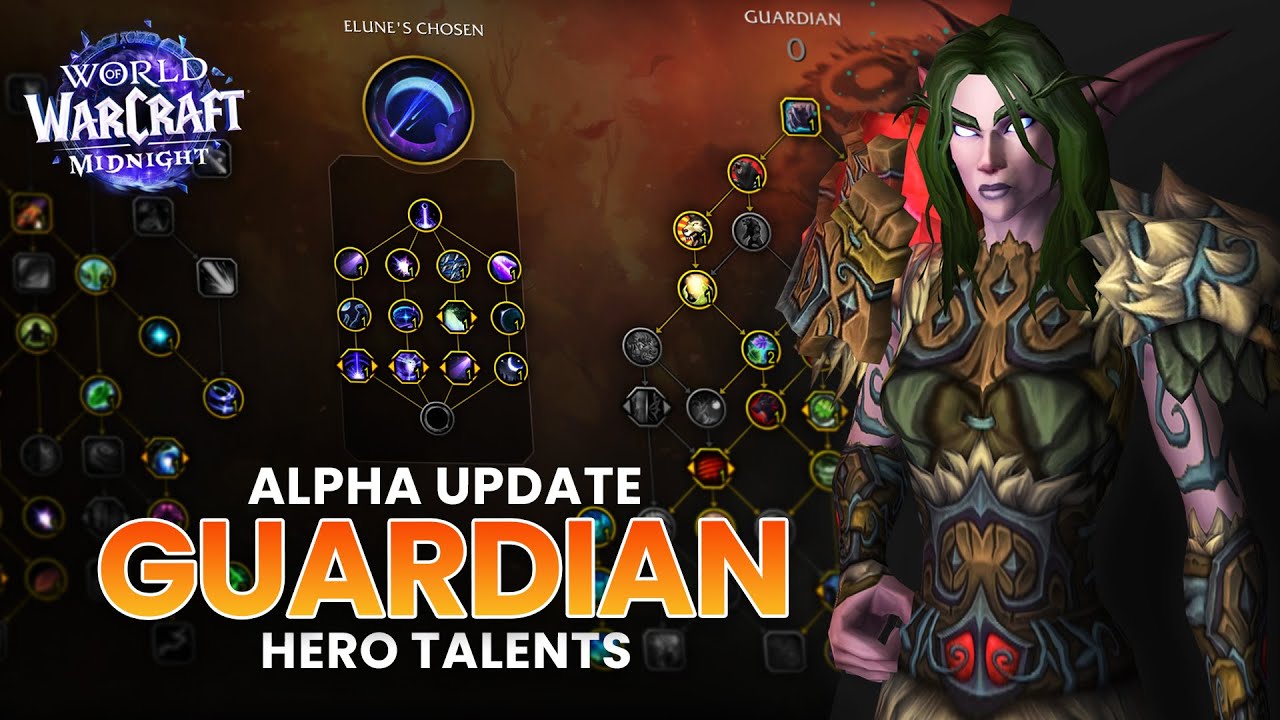Updated Hero Talents for Guardian Druid | Midnight Alpha