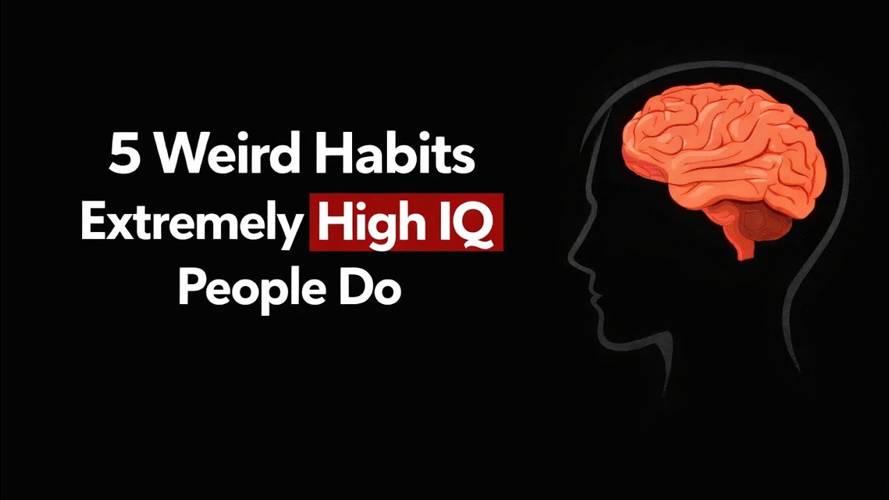 5 Weird Habits That Prove You Have an Extremely High IQ 