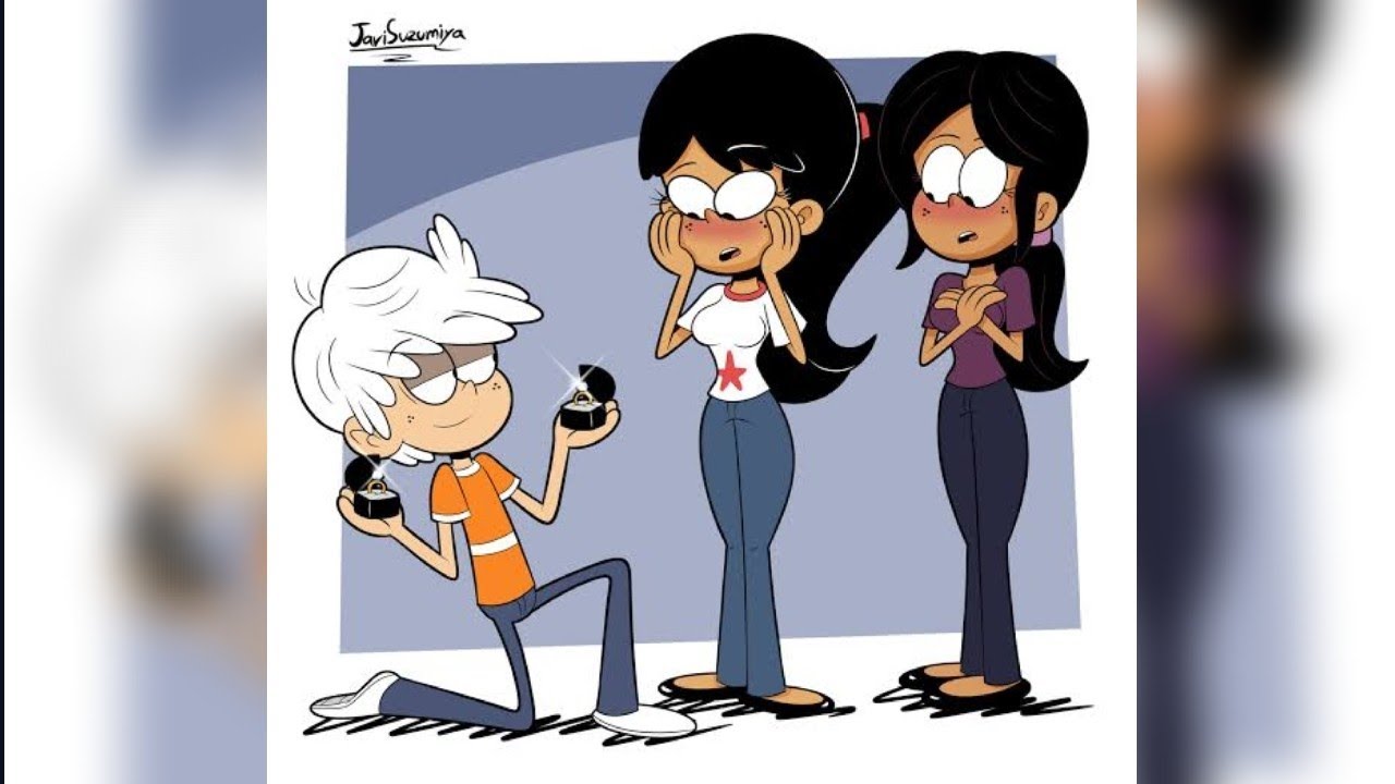 Lincoln x Ronnie Anne and Stella Forever 🧡💜🧡