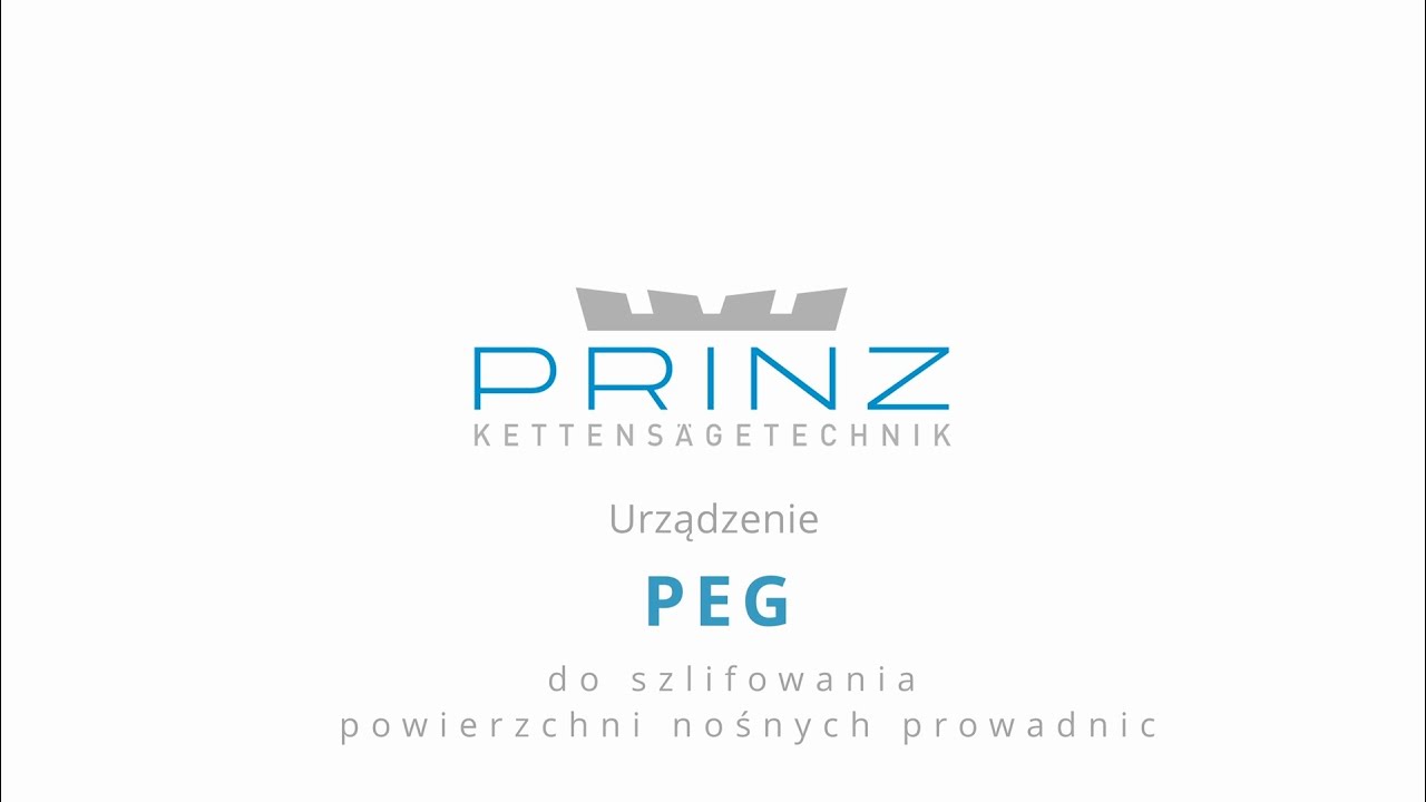 PEG - urządzenie do szlifowania powierzchni nośnych prowadnicy