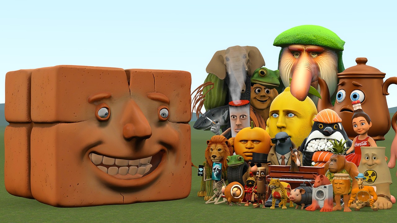 I MADE 3D NEW TI TI TI TI SAHUR FROM ITALIAN BRAINROT MEMES in Garry's Mod!