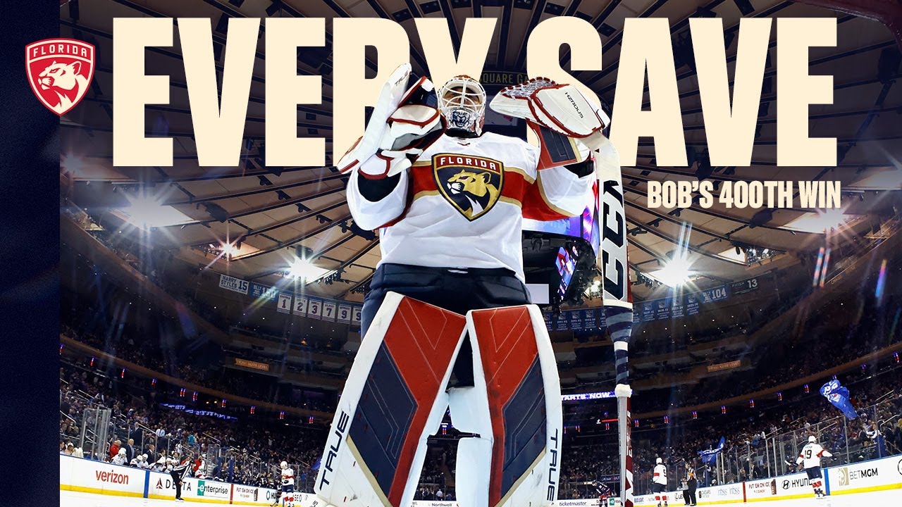 BRICK WALL | Bobrovsky's 400th Win!
