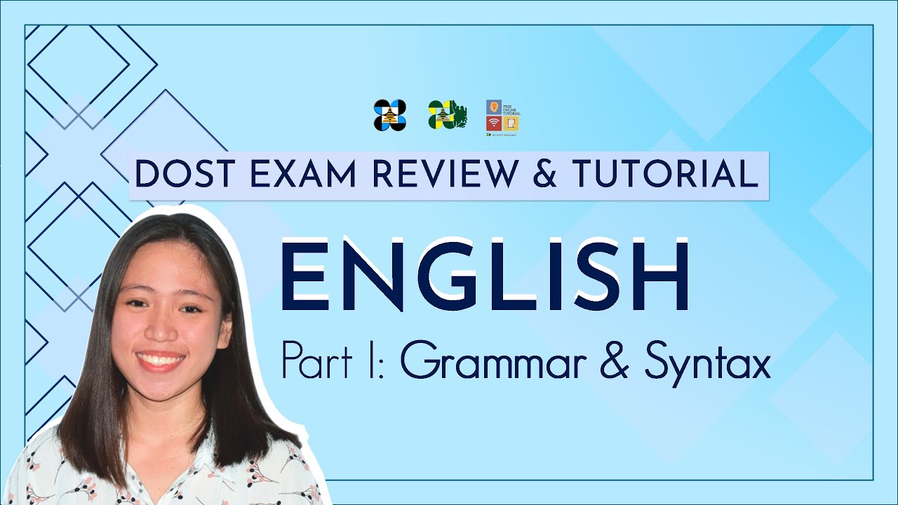 English (Part 1) GRAMMAR AND SYNTAX | DOST Scholarship Examination Review