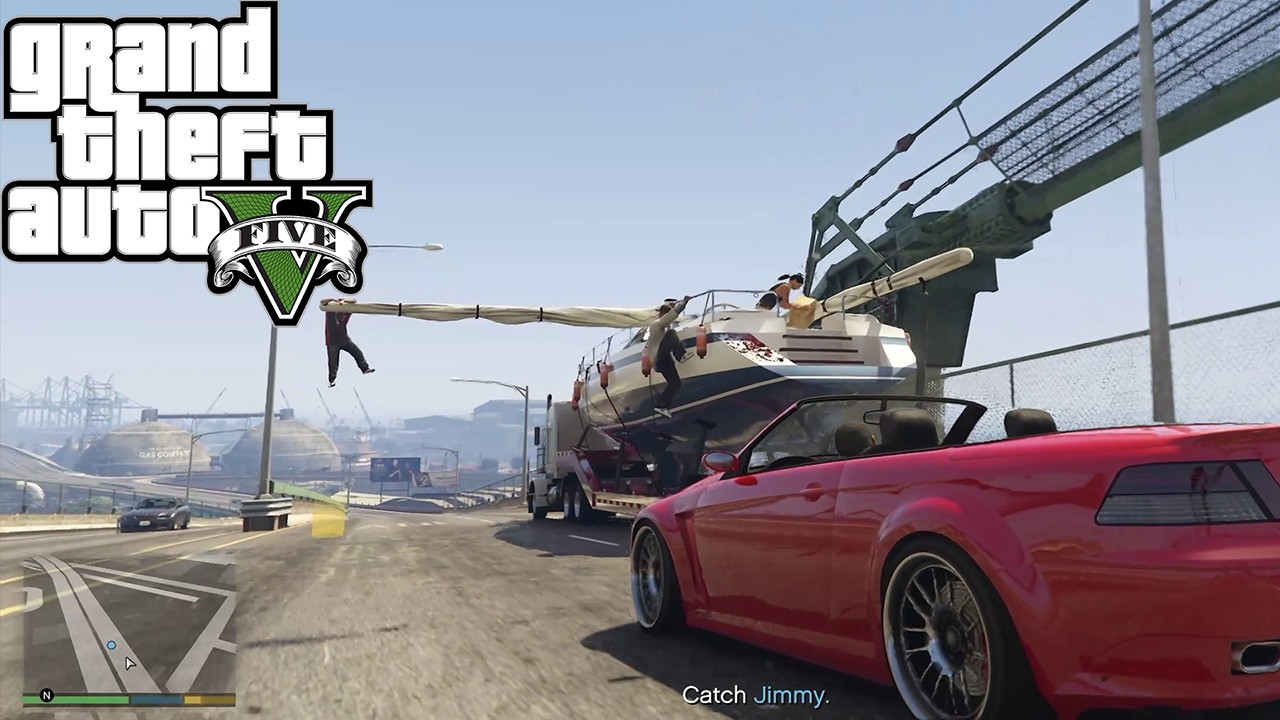 GTA 5 Father & Son Mission – Franklin Saves Jimmy! Epic Boat Chase | GTA V Story Mode Gameplay