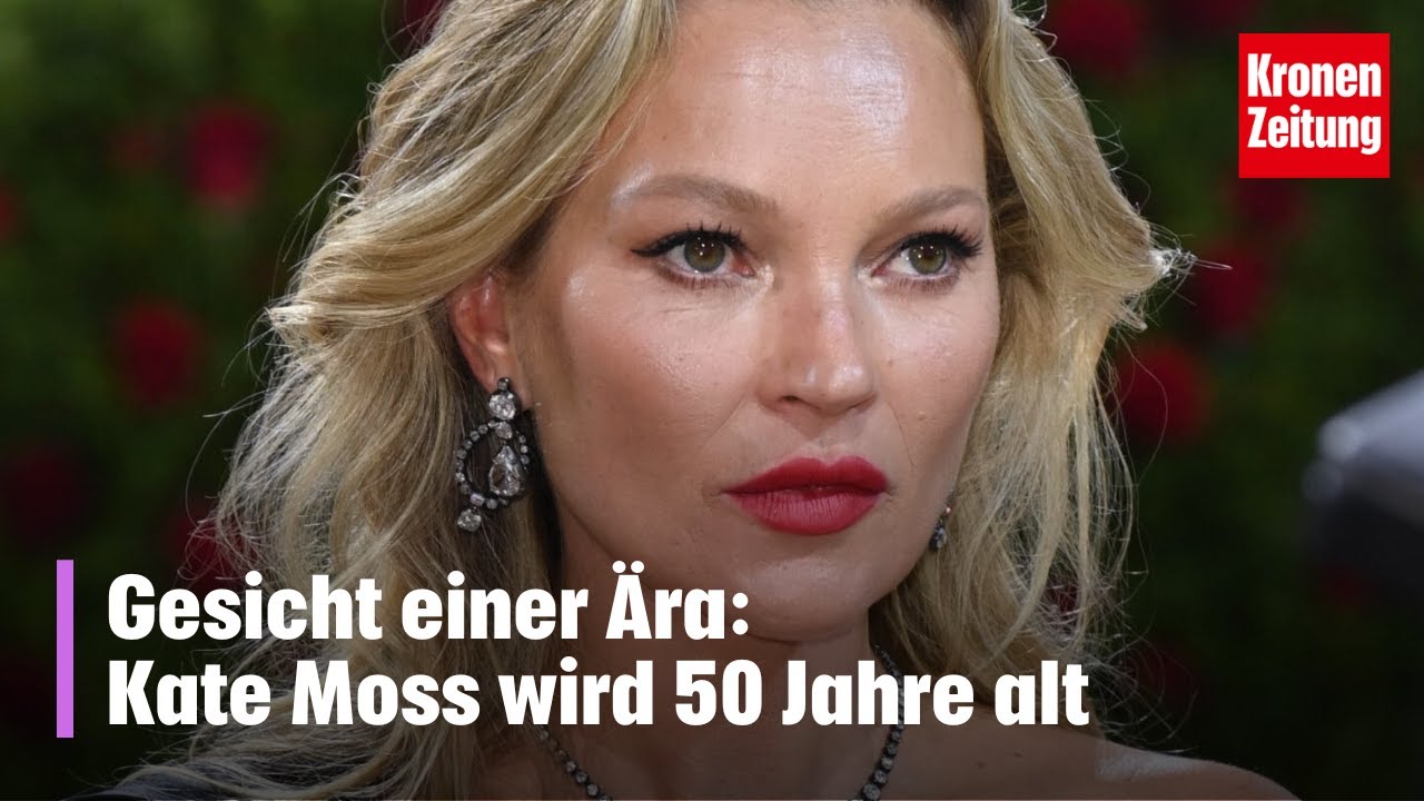 Gesicht einer Ära: Kate Moss wird 50 Jahre alt  | krone.tv ADABEI