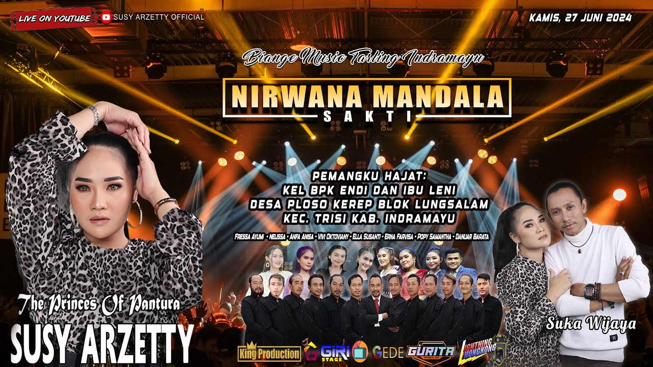 LIVE NIRWANA MANDALA SAKTI SUSY ARZETTY || PLOSOKEREP || TERISI || INDRAMAYU || 27 JUNI 2024