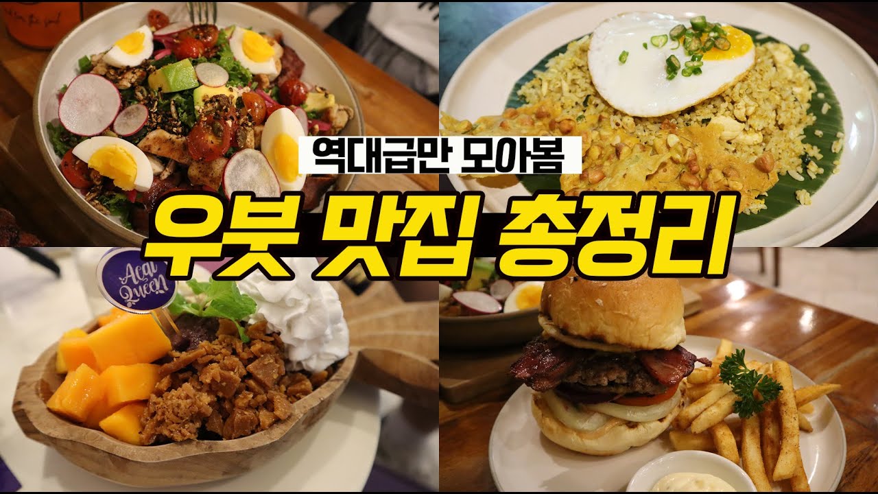 🇮🇩솔직히 이번엔 인정이다 #우붓맛집 원탑모음🍲🍜  군침싸악도네 😏🫠