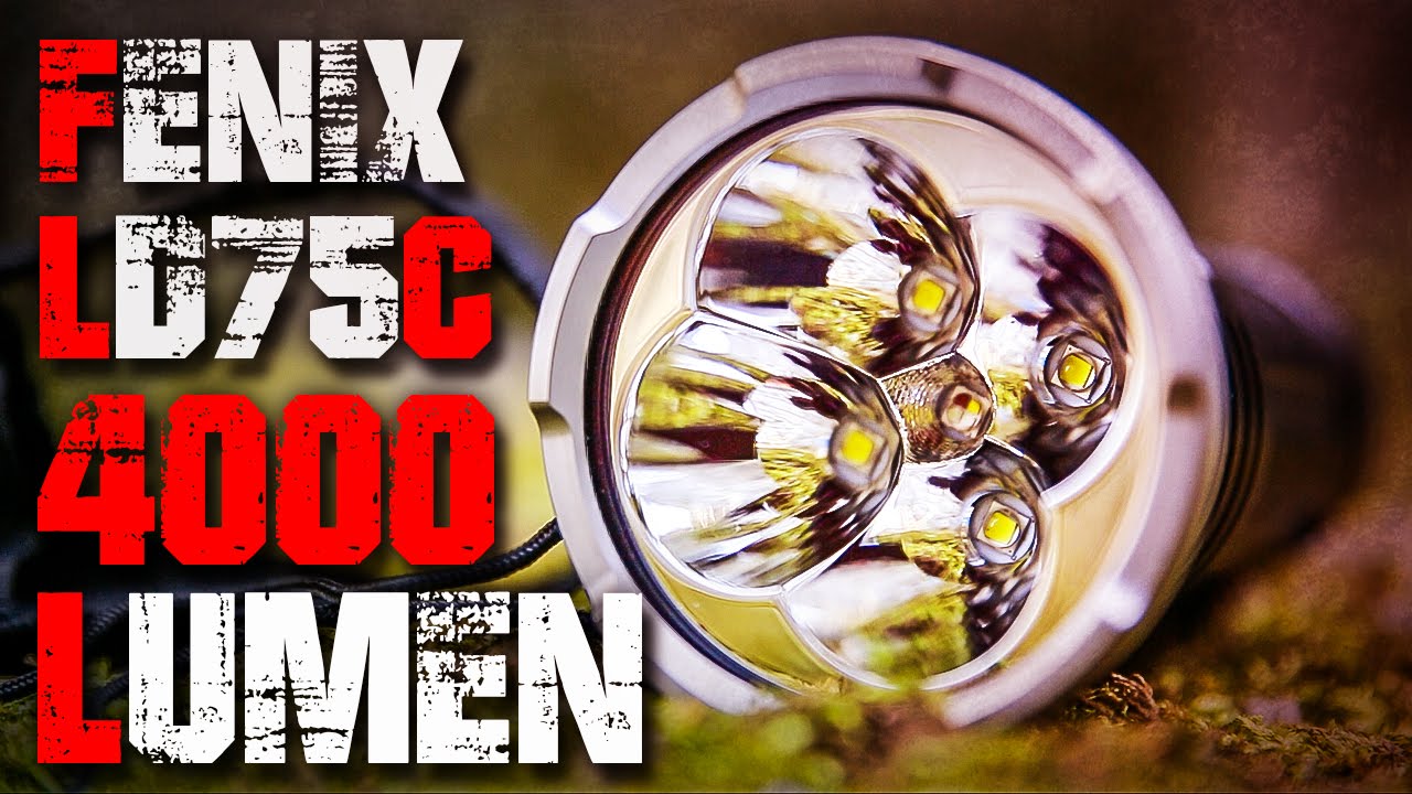 Fenix LD75C Taschenlampe LED Flashlight rot+grün+blau - Review Test Outdoortest EDC (Deutsch/German)