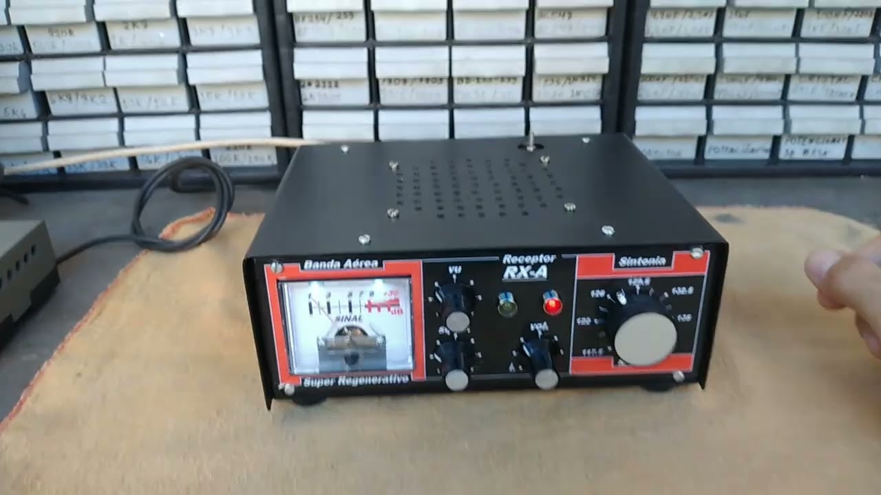 RECEPTOR BANDA AÉREA  RX-A + ANTENA  EXTERNA - PEDRO / GUARATINGUETÁ-SP