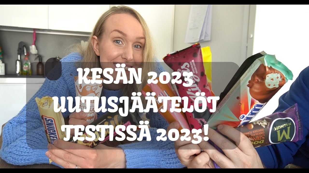 KESÄN 2023 UUTUS(PUIKKO)JÄÄTELÖT TESTISSÄ! @Kasvuvaraa