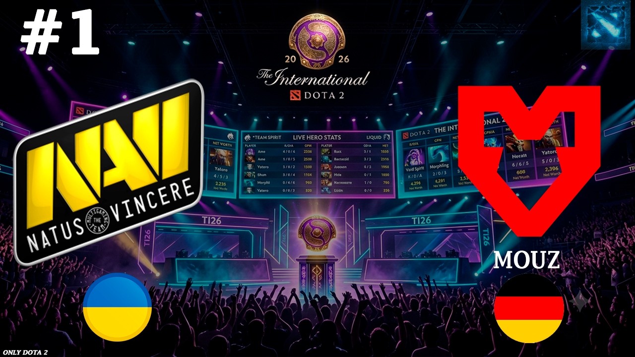 NAVI VS MOUZ, ELIMINATION MATCH! | NaVi vs Mouz #1 (BO3) The International 2026
