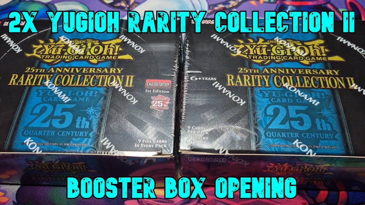Открытие двух бустерных наборов Yu-Gi-Oh! Rarity Collection II — к 25-летию серии.