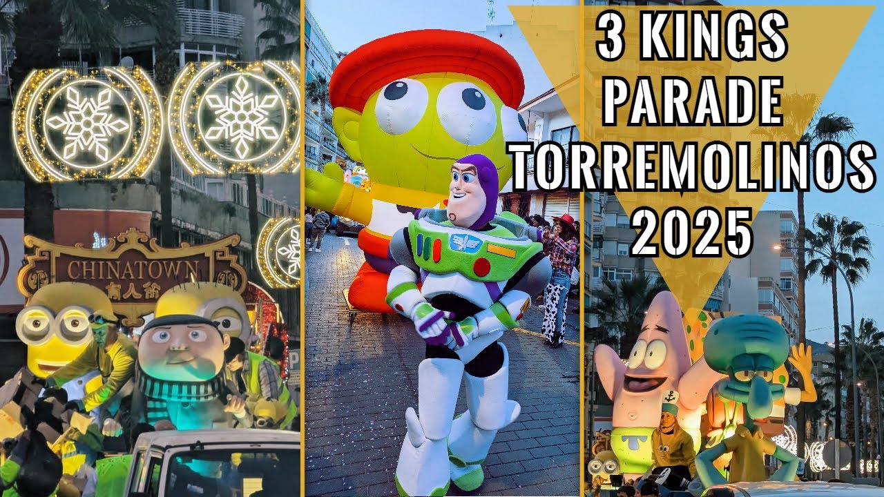 Torremolinos Spain Celebrates Three Kings’ Day 2025 [4K] Reyes Magos
