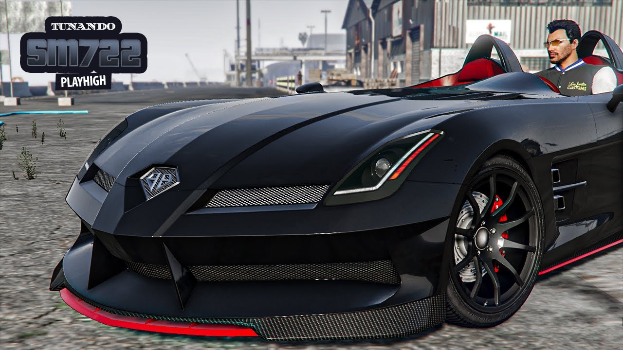Tunando e Testando o SM722 | GTA 5 ONLINE | Mercedes-Benz SLR Stirling Moss.