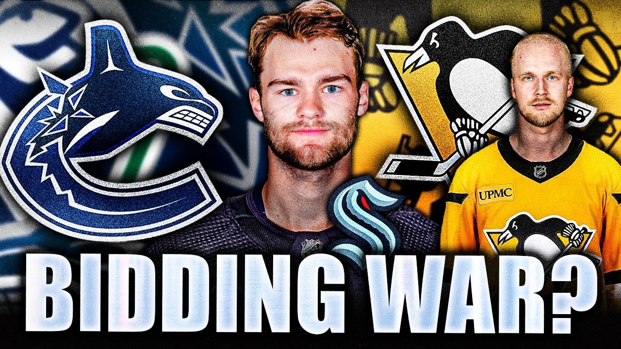 SHANE WRIGHT TRADE UPDATE: PENGUINS & CANUCKS BIDDING WAR FOR KRAKEN FORWARD? 3-WAY TRADE?