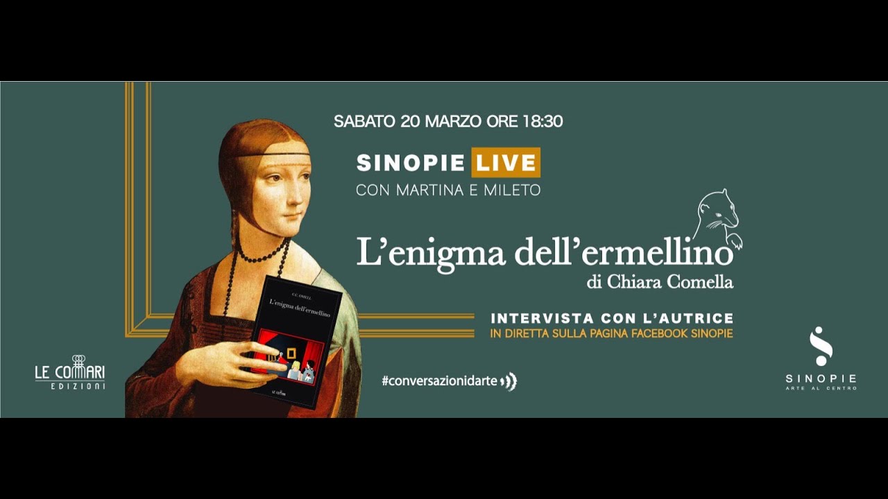 #SinopieLive - L'Enigma dell'Ermellino: presentazione del libro
