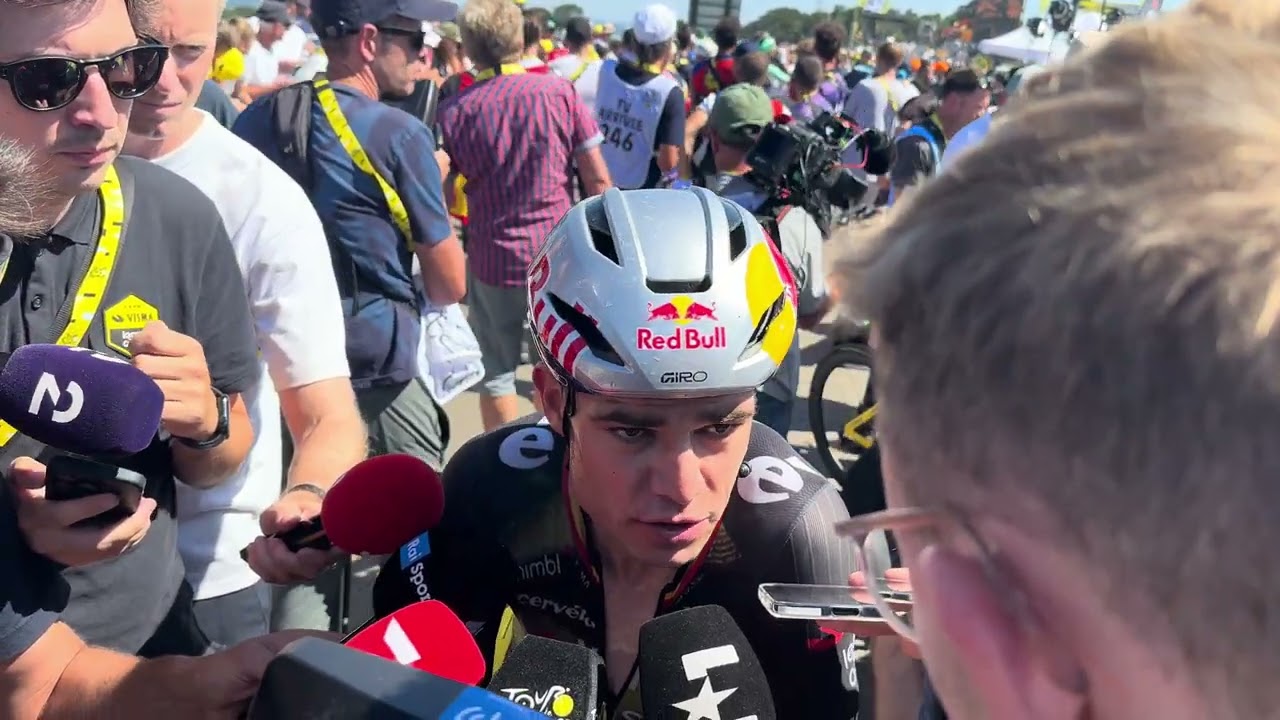 WOUT VAN AERT knew he had NO CHANCE on Mur-de-Bretagne as soon as he saw ALPECIN-DECEUNINCK