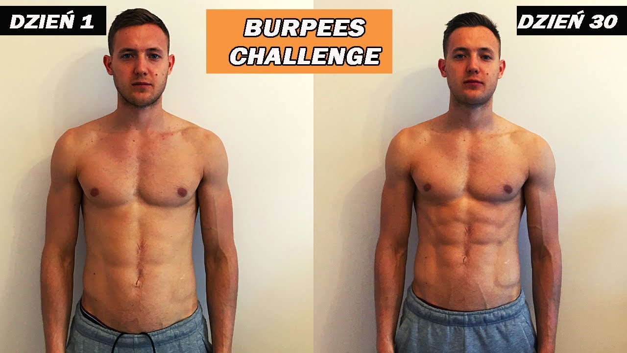 BURPEES CHALLENGE | 100 POWTÓRZEŃ DZIENNIE PRZEZ 30 DNI | EFEKTY 🔥