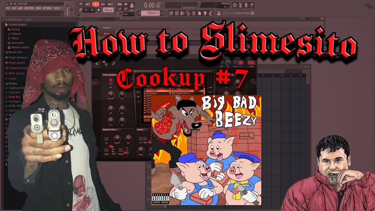 (FL12) How to Make Evil Plug Slimesito Type Beats Tutorial 2023 (Cookup #7)