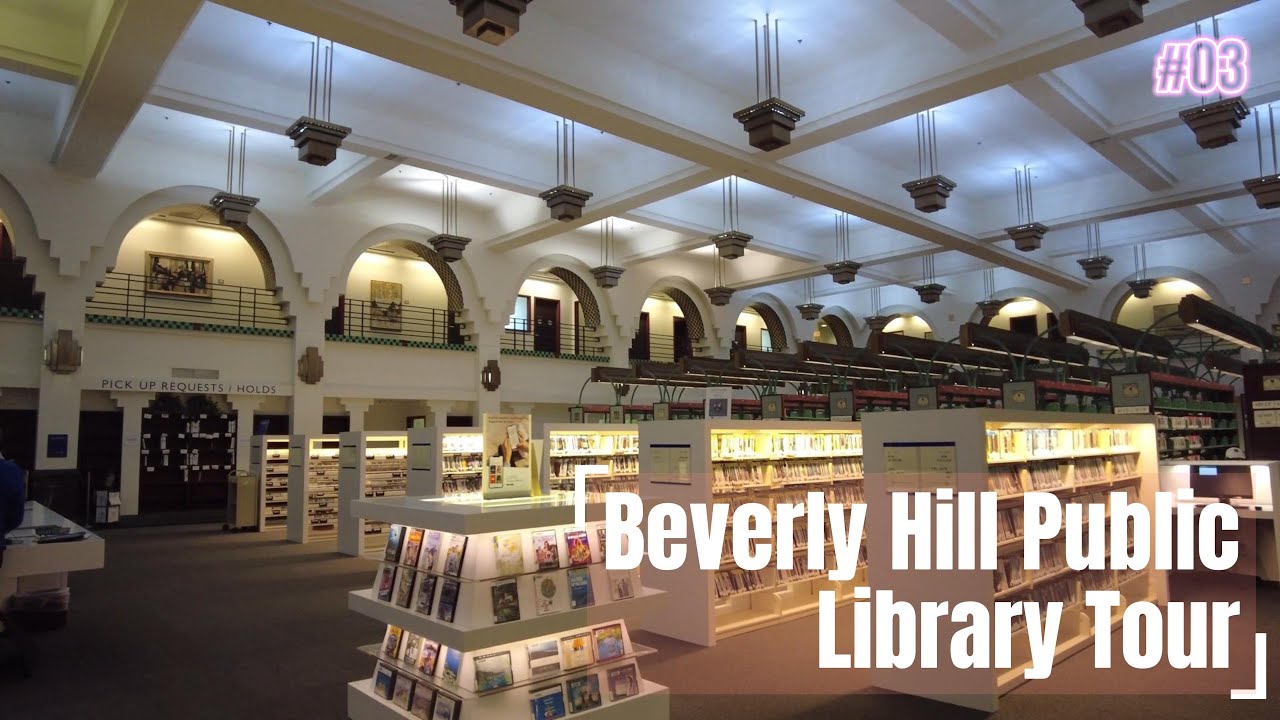 Library Walk -- Beverly Hills Public Library and Civic Center, Los Angeles (4K) 📚