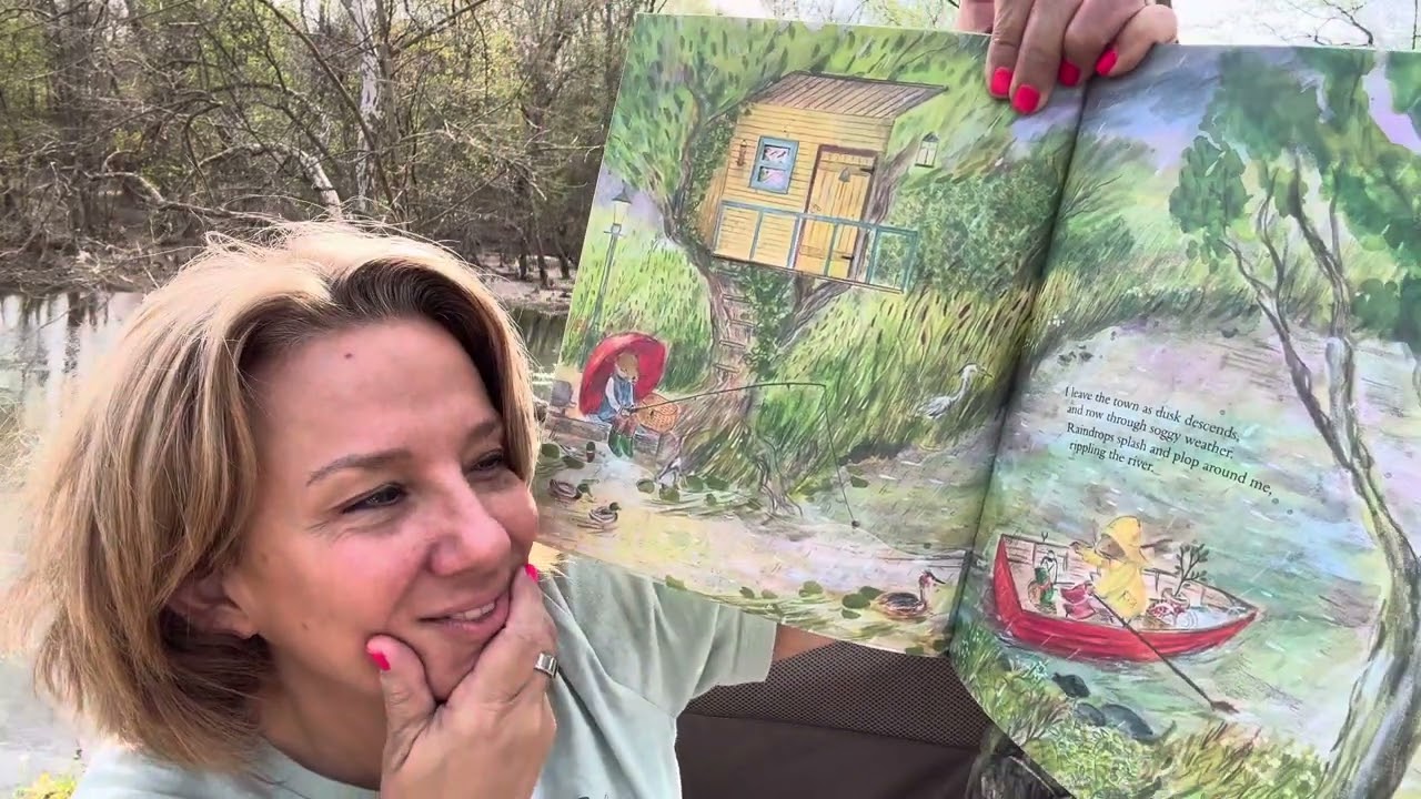 Mimzie reads MOUSE ON THE RIVER