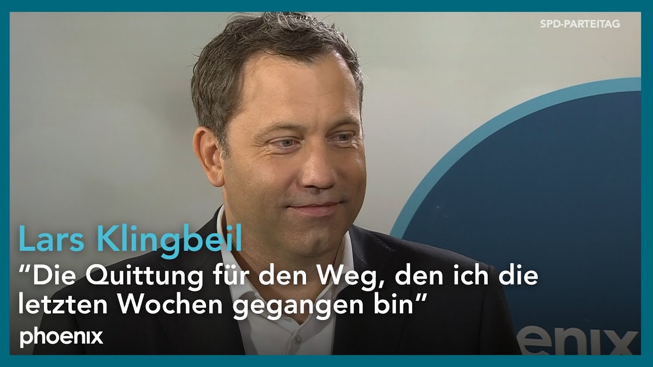 Interview mit dem SPD-Parteivorsitzenden Lars Klingbeil beim SPD-Parteitag | 29.06.2025