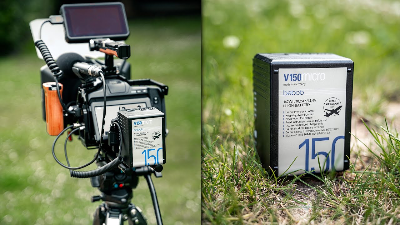 J'ADORE ces batteries !!! Test Micro V-Mount Bebob