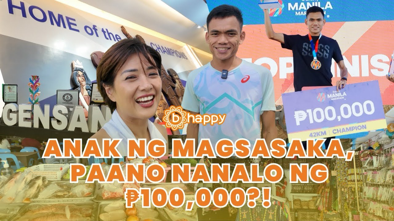 ANAK NG GENSAN, PINAKA MABILIS SA MANILA MARATHON! | Bernadette Sembrano