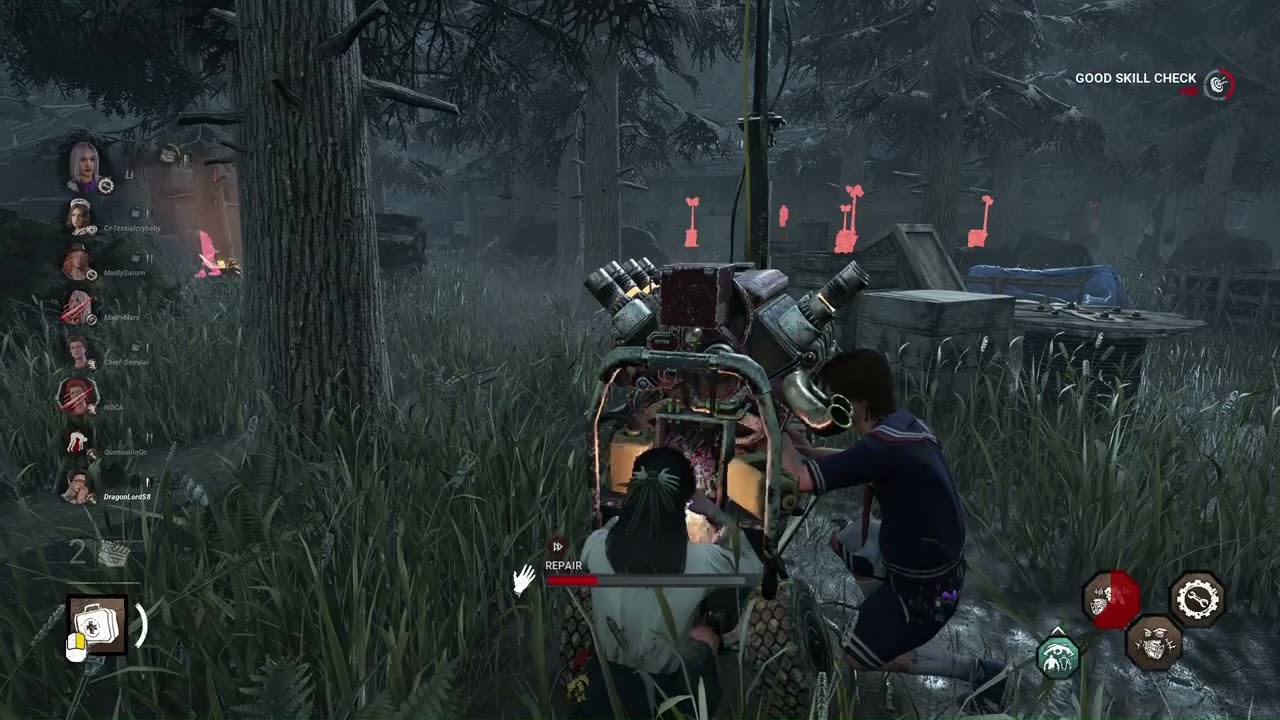 Yun Jin & Kate (2V8) Gameplay | Dead By Daylight