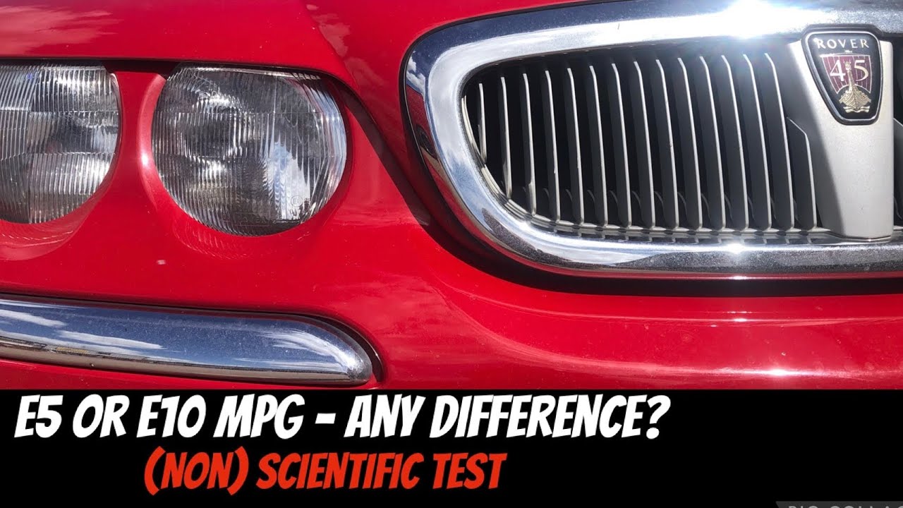 Rover 45 MPG Test - SHOCK RESULTS! - E5 Fuel Compared To E10.