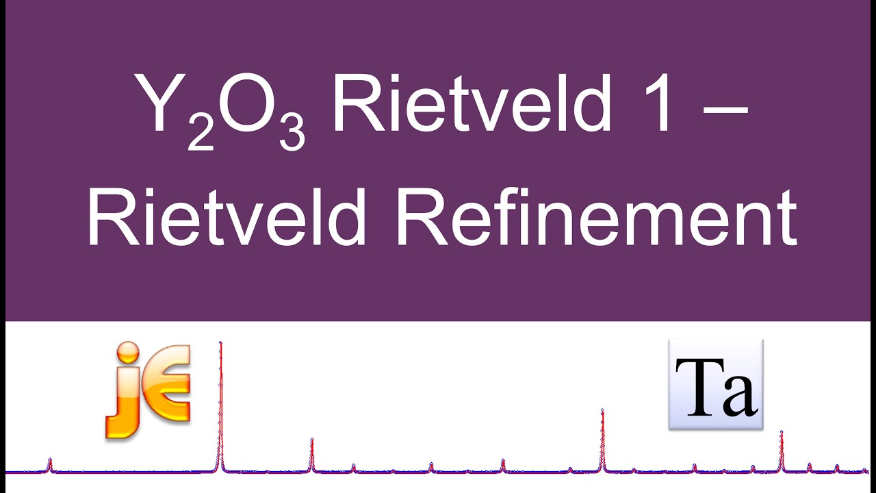 Y2O3 Rietveld 1 - basic refinement