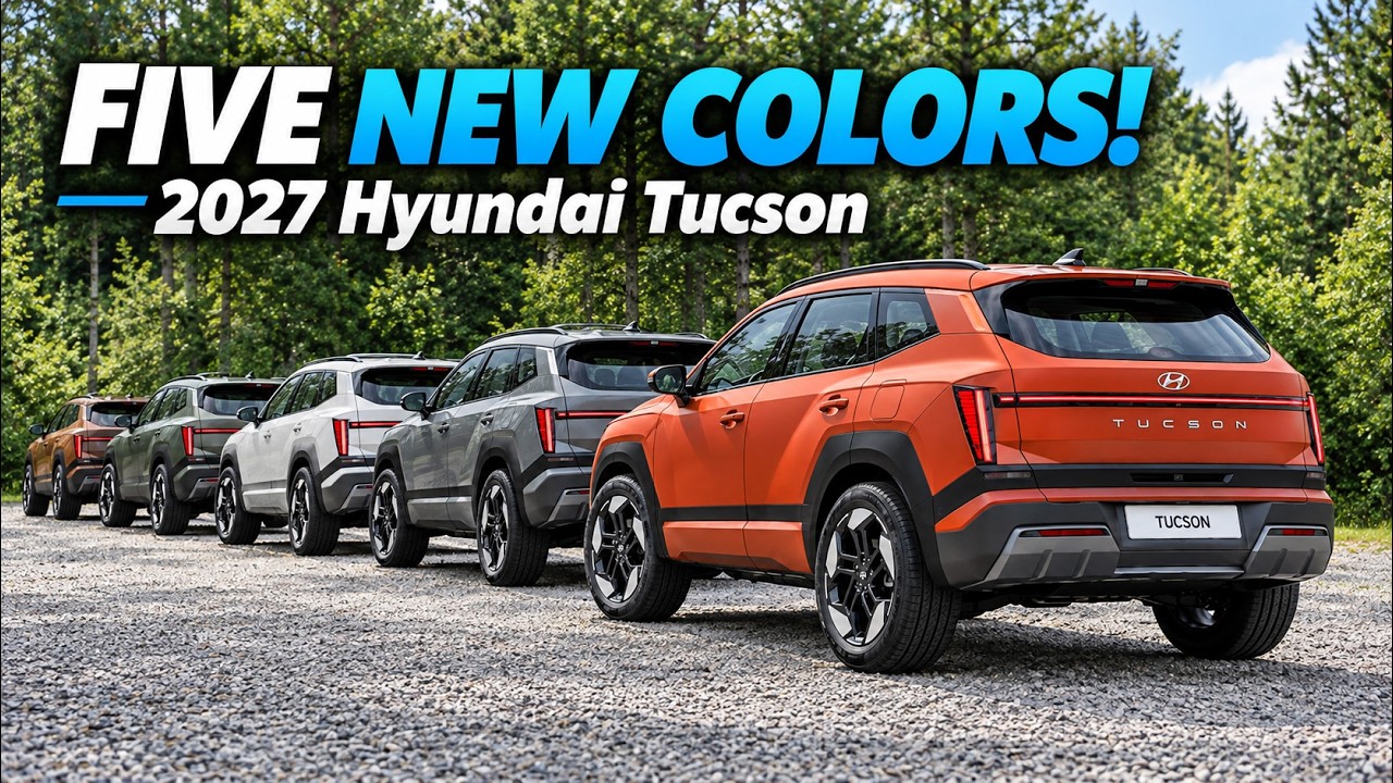 Five NEW Colors of the 2027 Hyundai Tucson You Need to See!