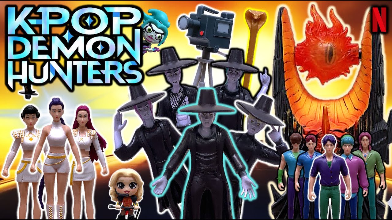 K-POP Demon Hunters | Pack de LA BATALLA FINAL - Huntrix vs SAJA BOYS Demonios - TOY SHOTS (2025)