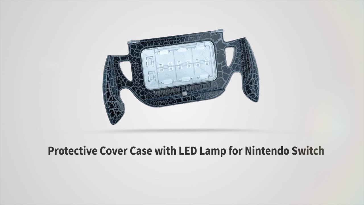 Protective Switch Case Cover with LED Lamp for Nintendo Switch