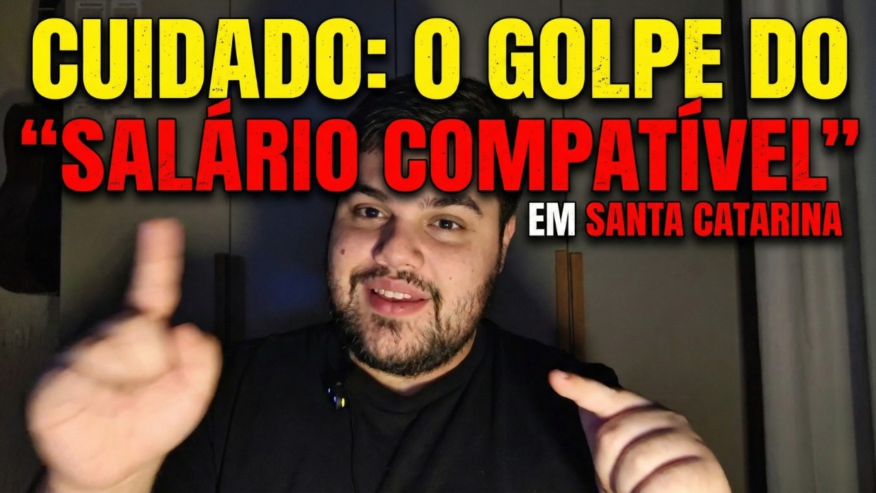CUIDADO: O Golpe do 'Salário Compatível' em Santa Catarina
