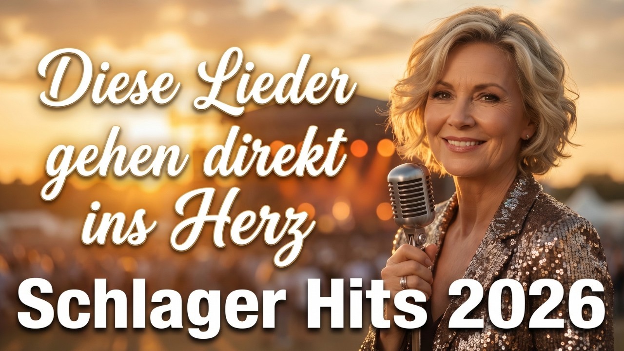 Diese Schlager Hits 2026 gehen direkt ins Herz 💔 | Liebe, Sehnsucht & G&auml;nsehaut pur