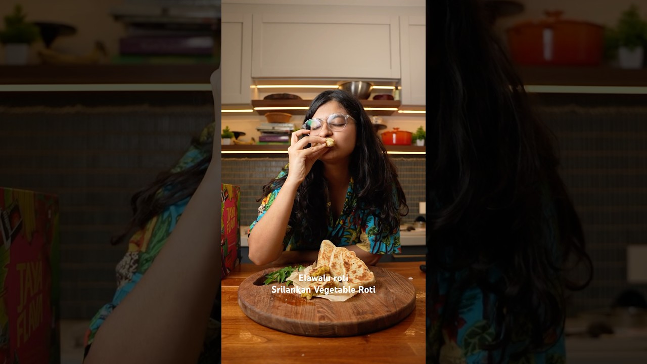 Sri Lankan vegetable roti recipe / Elawalu roti