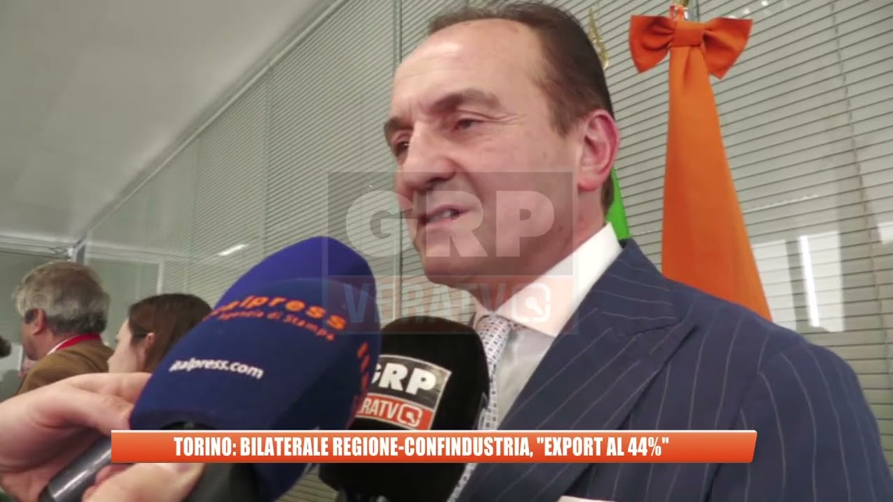 Torino bilaterale regione-confindustria, export al 44