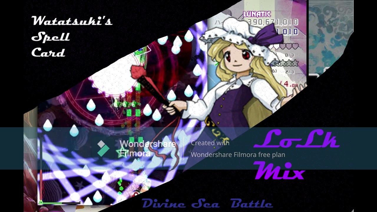 [東方錦上京　～ Fossilized Wonders] Watatsuki's Spell Card ~ Divine Sea Battle [LoLK Mix]