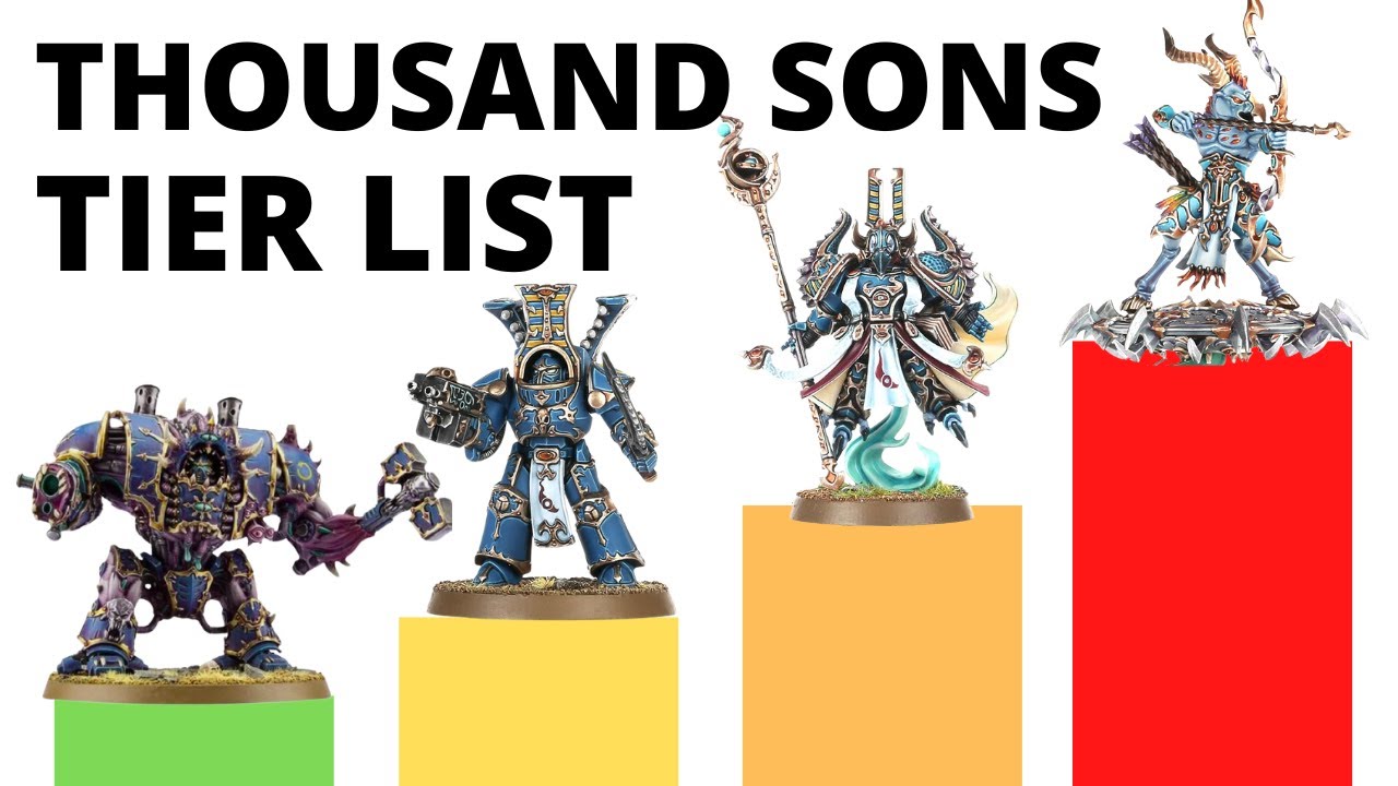Codex Thousand Sons Unit Tier List for Warhammer 40K 10th Edition - Strongest and Weakest Units?