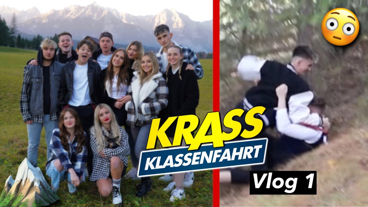PRÜGELEI am KRASS KLASSENFAHRT set 😱! KK VLOG 1/3 | @AdiiBurova