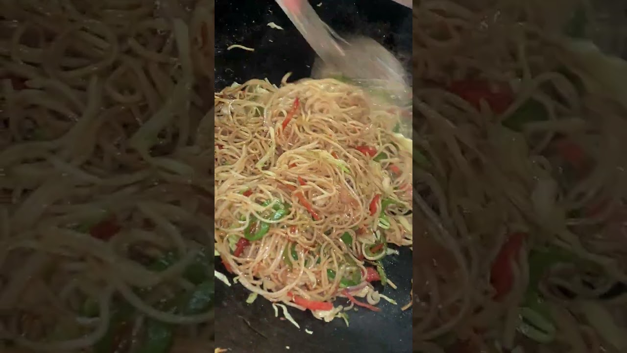 Street food style noodles full video | 