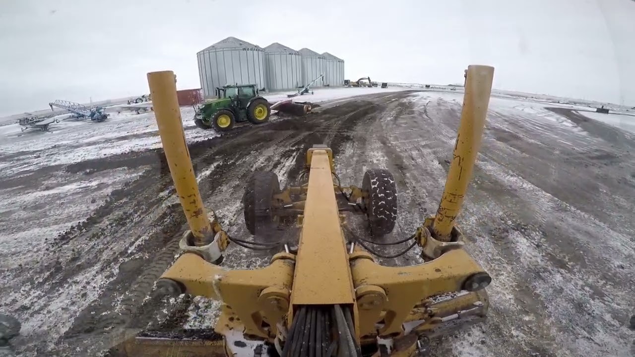 Dirt work is officially OVER Finished grading