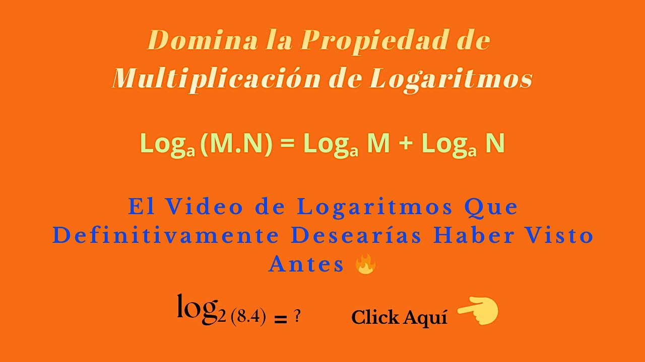 Domina la Propiedad de Multiplicación de Logaritmos