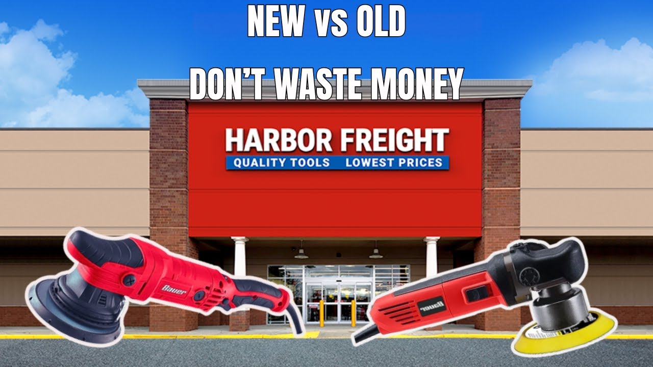 Harbor Freight DA Polishers – BAUER 1814E-B vs 1918E-B
