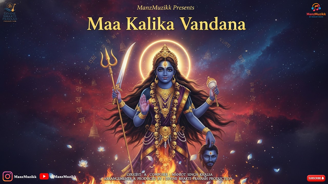 Maa Kalika Vandana | Powerful Maa Kali Bhajan 2026 | Mahakali Devotional Song | ManzMuzikk